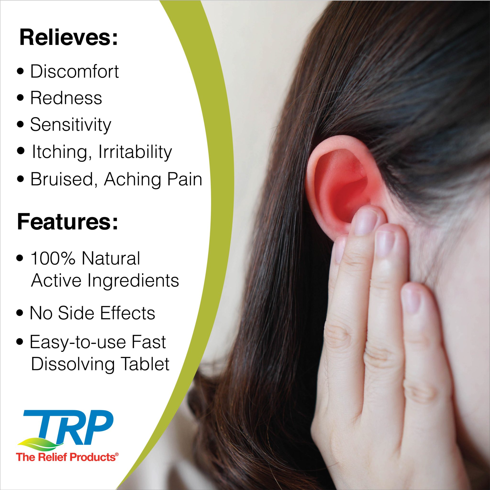 Drops and Tablets Ear Aches EarAche Relief™ By TRP