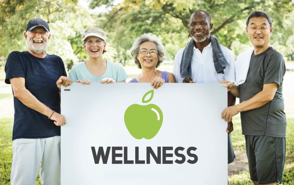 Group of Happy People Celebrating Health & Wellness