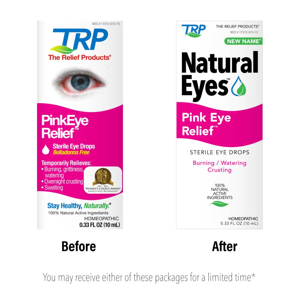 Pink Eye Relief Before and After