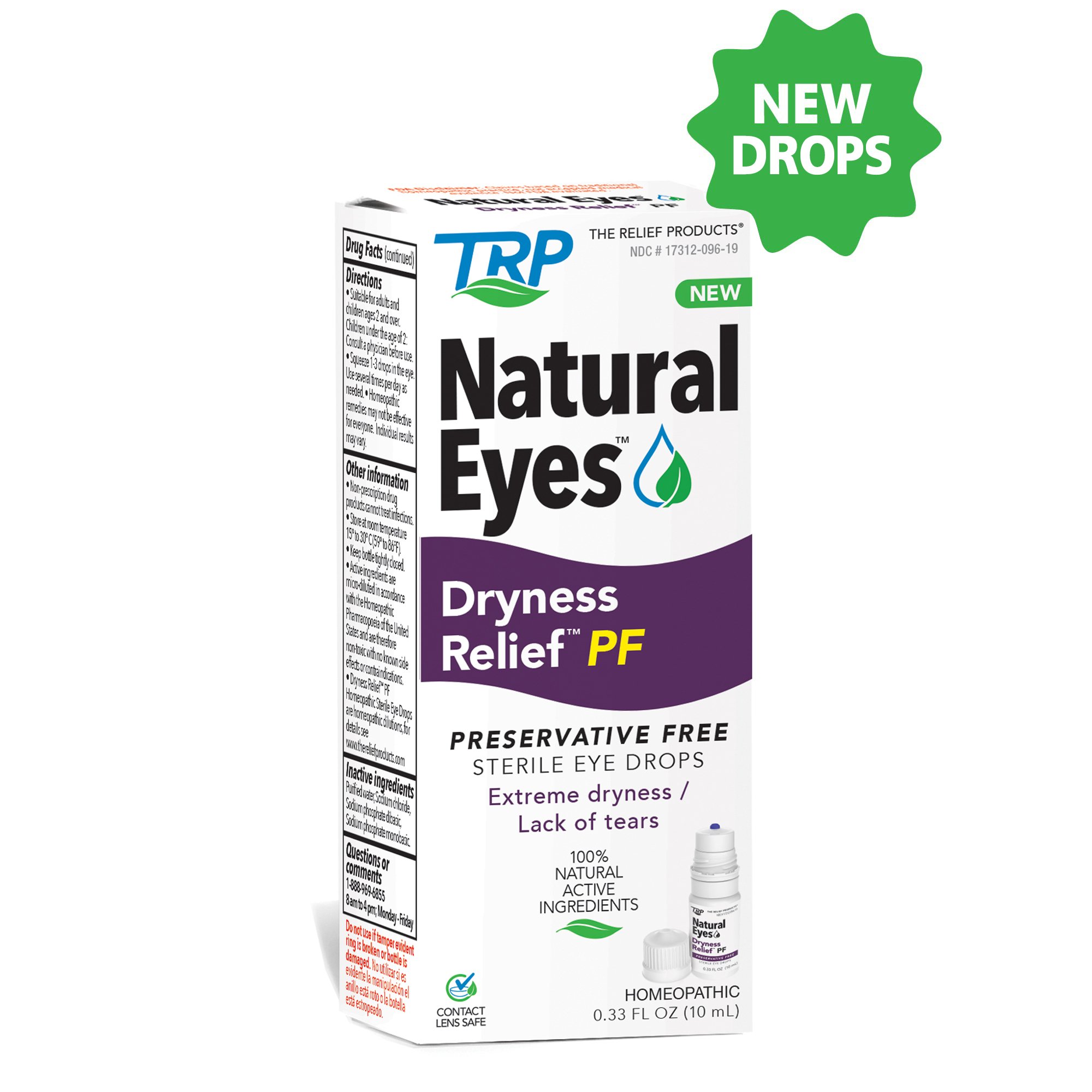 Natural Eyes Dryness Relief PF Eye Drops